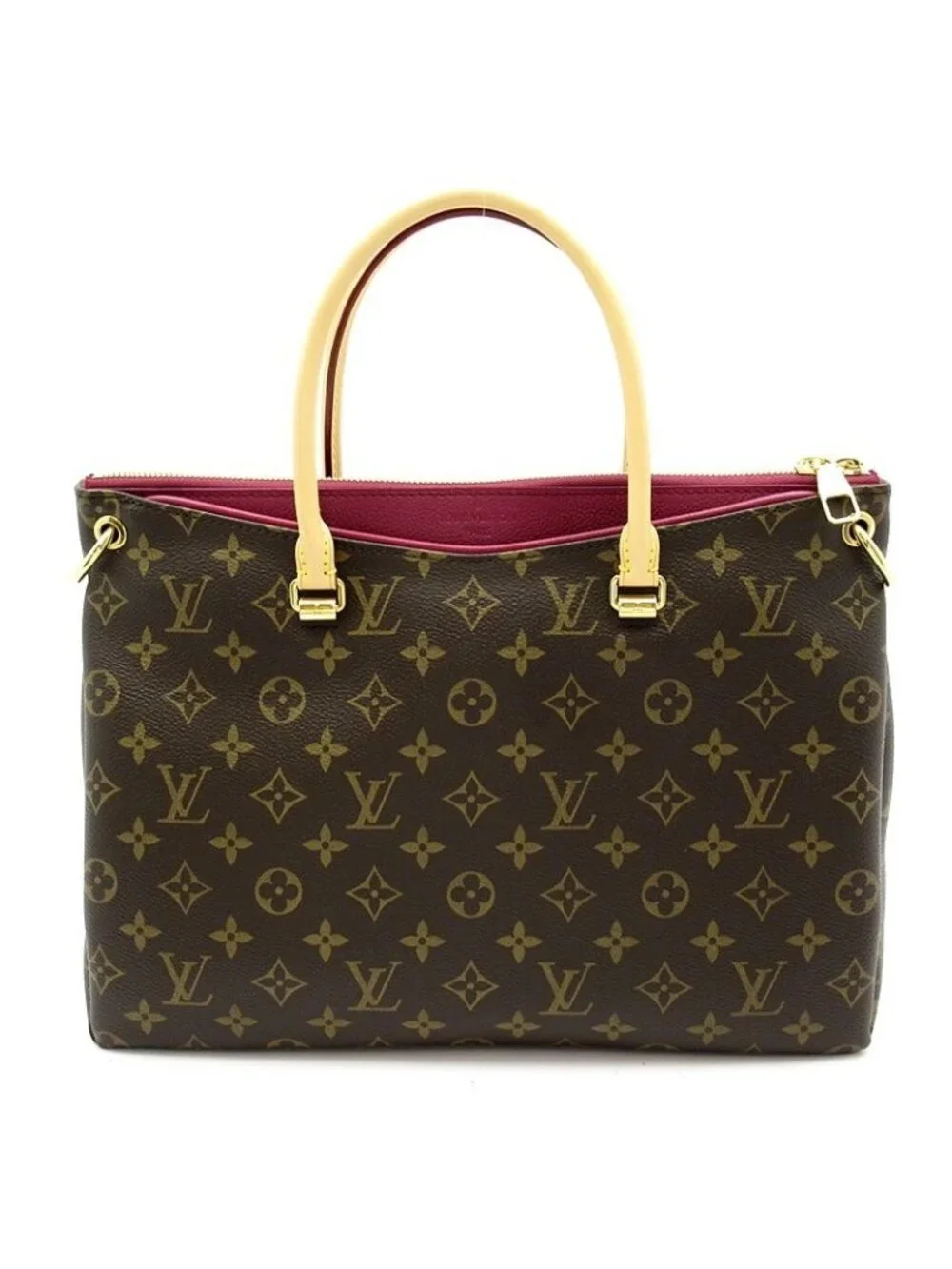 Louis Vuitton Pallas Monogram Shoulder Bag Aurore